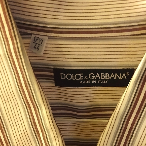 Dolce And Gabbana Dress Shirt 17.5/44 - Picture 1 of 4